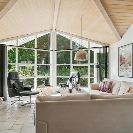 Tatil Evi Beautiful In Ebeltoft With Sauna Øksenmølle